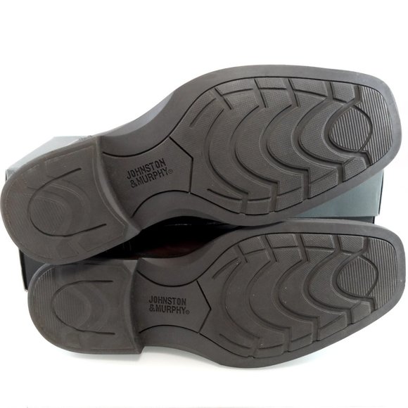 🎁FATHERS DAY Johnston & Murphy Norwell Moc Lace-up Mahogany Leather Oxford 9 - Picture 7 of 9